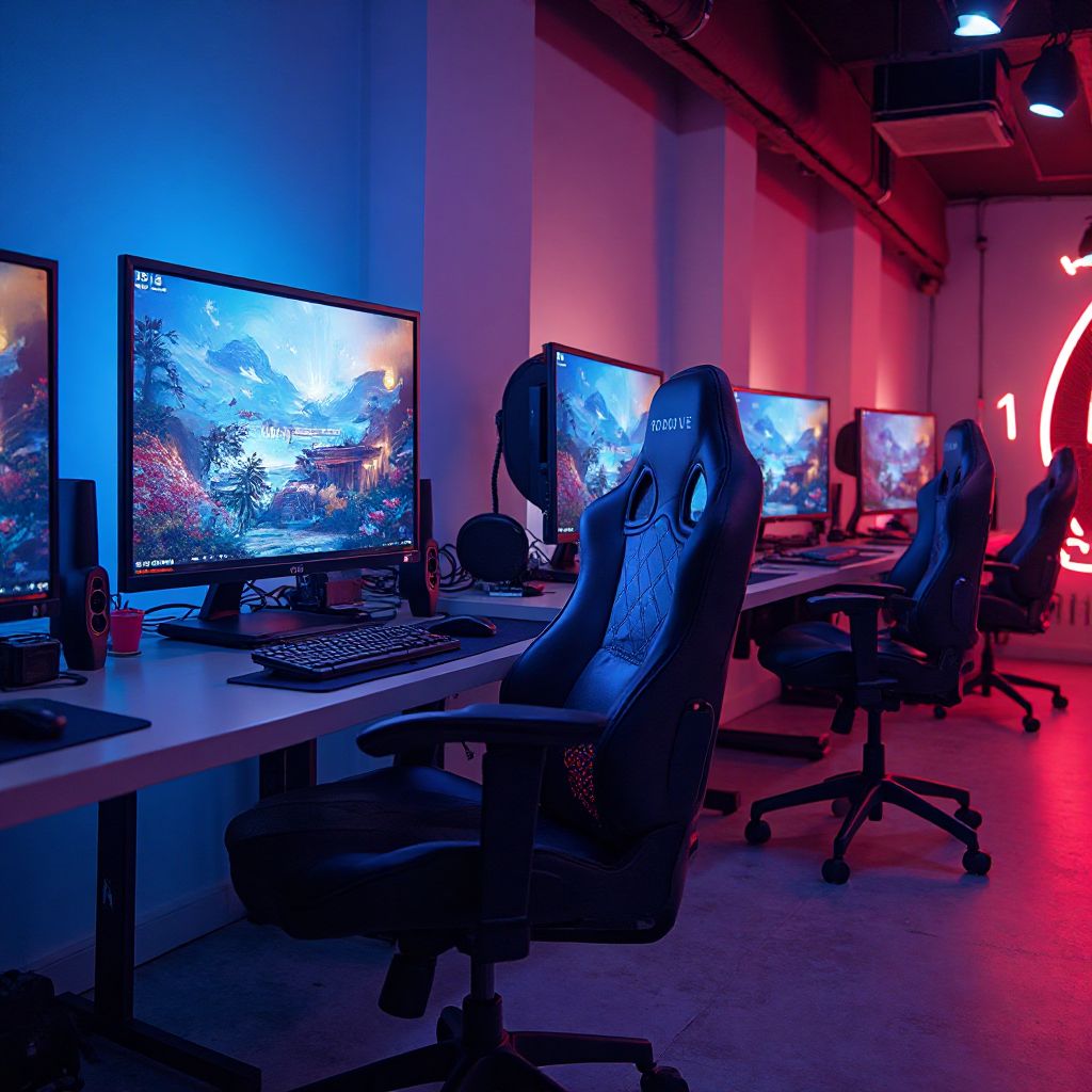 High-End PC Gaming Area